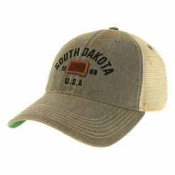 Promo 🎉 Hats & Caps Men's Legacy Mission South Dakota Trucker Snapback Hat 👍