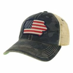Top 10 😉 Hats & Caps Adult Legacy Iowa Field Camo Trucker Snapback Hat 🎉