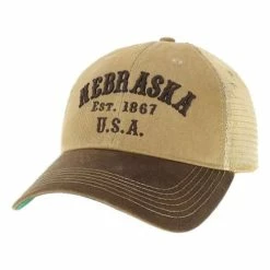 Outlet ❤️ Hats & Caps Adult Legacy Nebraska Visor Trucker Snapback Hat 🔔