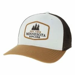 Hot Sale 😉 Hats & Caps Adult Legacy Minnesota Mid-Pro Trucker Snapback Hat 😉