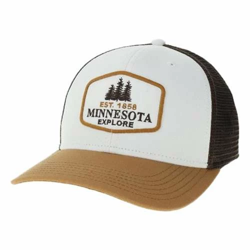 Hot Sale 😉 Hats & Caps Adult Legacy Minnesota Mid-Pro Trucker Snapback Hat 😉